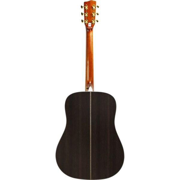 LUXARS LR5D 41-Inch All Solid Acoustic Guitar - Image 2