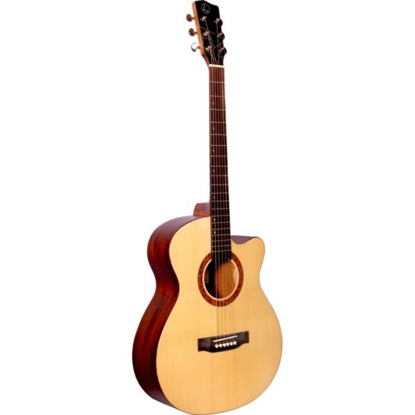 LUXARS W61 40-Inch Solid Top Acoustic Guitar