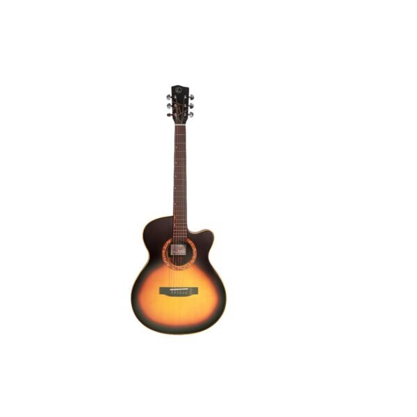 LUXARS W61 40-Inch Solid Top Acoustic Guitar - Image 3