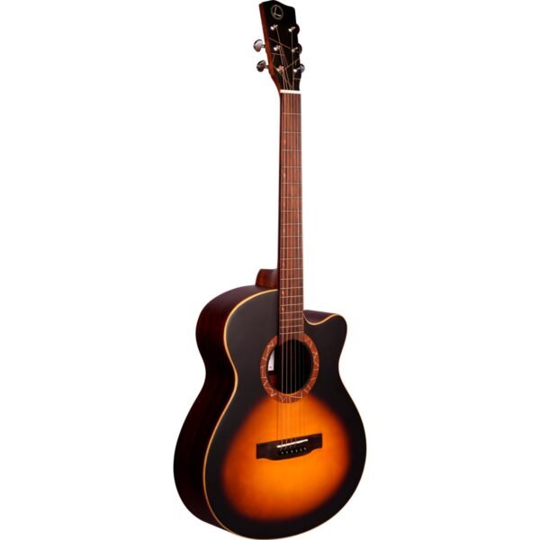 LUXARS W61 40-Inch Solid Top Acoustic Guitar - Image 4