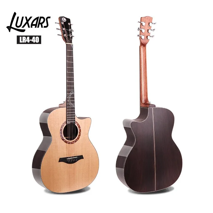 Fotos reais do LUXARS LR4-40 pela frente e por trás