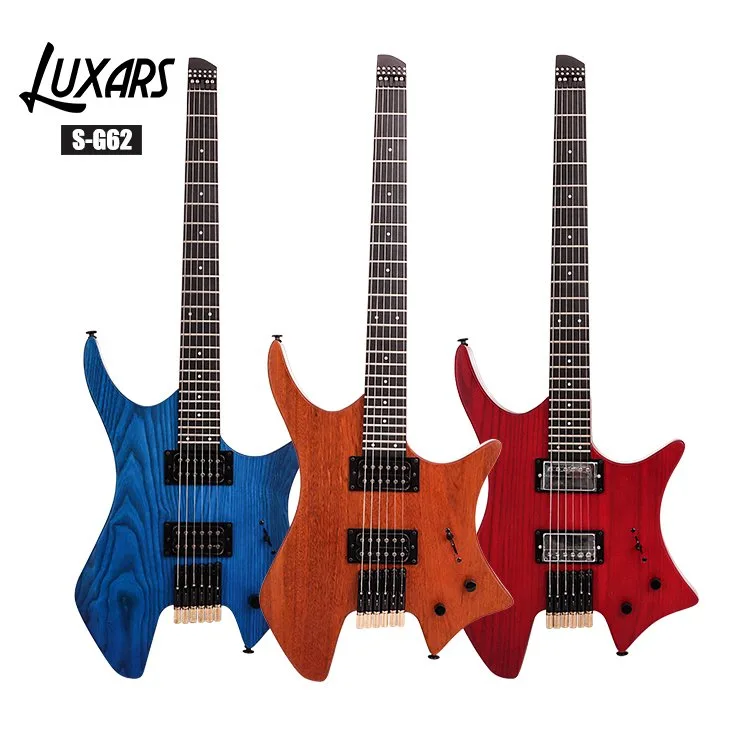 Guitarras LUXARS S-G62 HH reais como referência de modelo