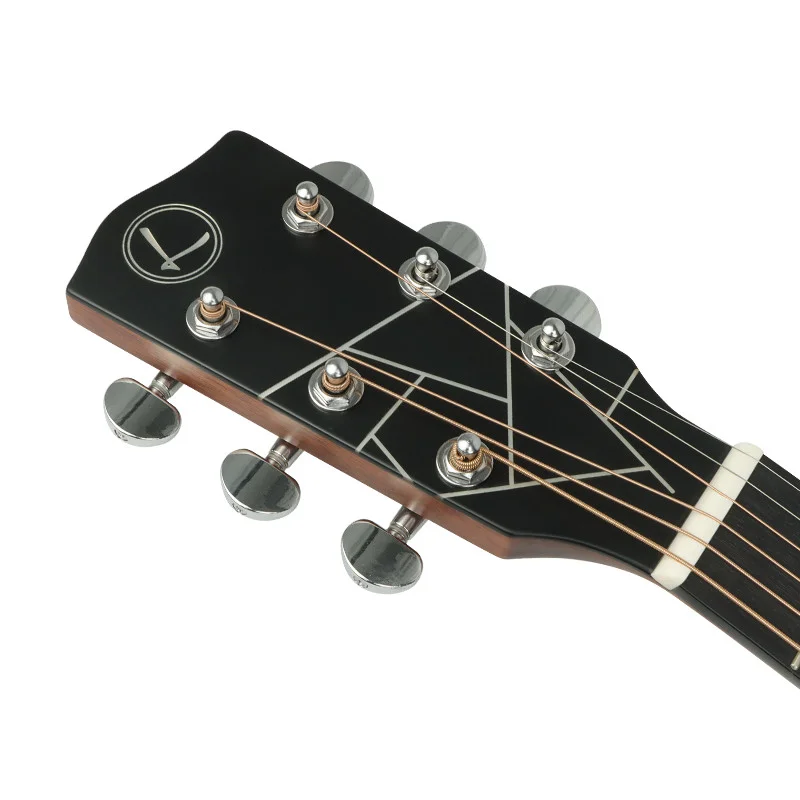 Detalhe real do headstock e das tarraxas do W-5